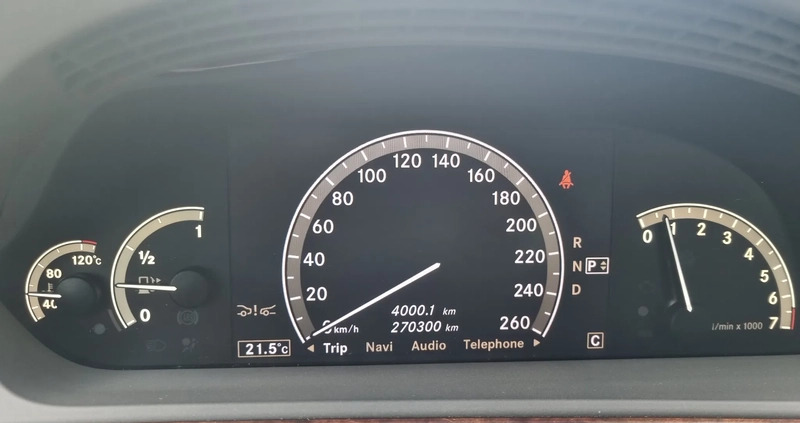 Mercedes-Benz Klasa S cena 90000 przebieg: 270000, rok produkcji 2008 z Olszyna małe 191